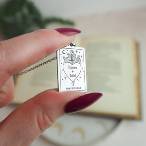 Shakespeare's Romeo and Juliet Book Necklace