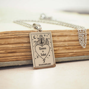 Shakespeare's Romeo and Juliet Book Necklace