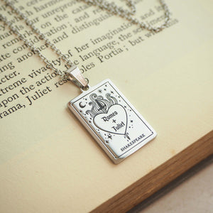 Shakespeare's Romeo and Juliet Book Necklace