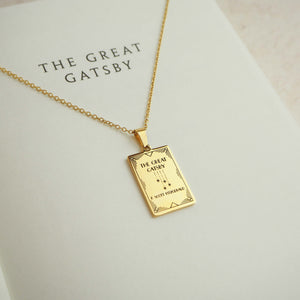 The Great Gatsby Book Necklace