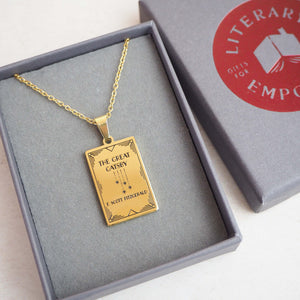 The Great Gatsby Book Necklace