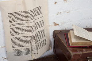 Pride And Prejudice Cotton Tote Bag - Literary Emporium 