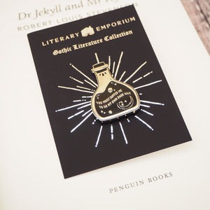 Dr Jekyll and Mr Hyde Enamel Pin - Gothic Literature Collection