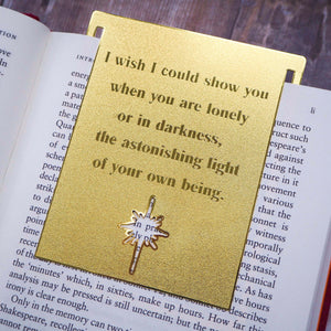 Inspiring Quote Brass Bookmark - Hafiz of Shiraz - Literary Emporium
