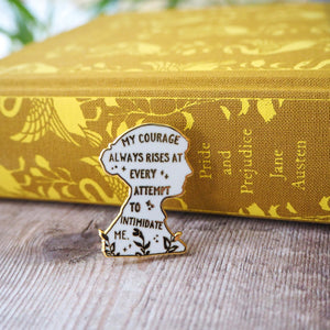 Pride & Prejudice Enamel Pin - Jane Austen - Literary Emporium