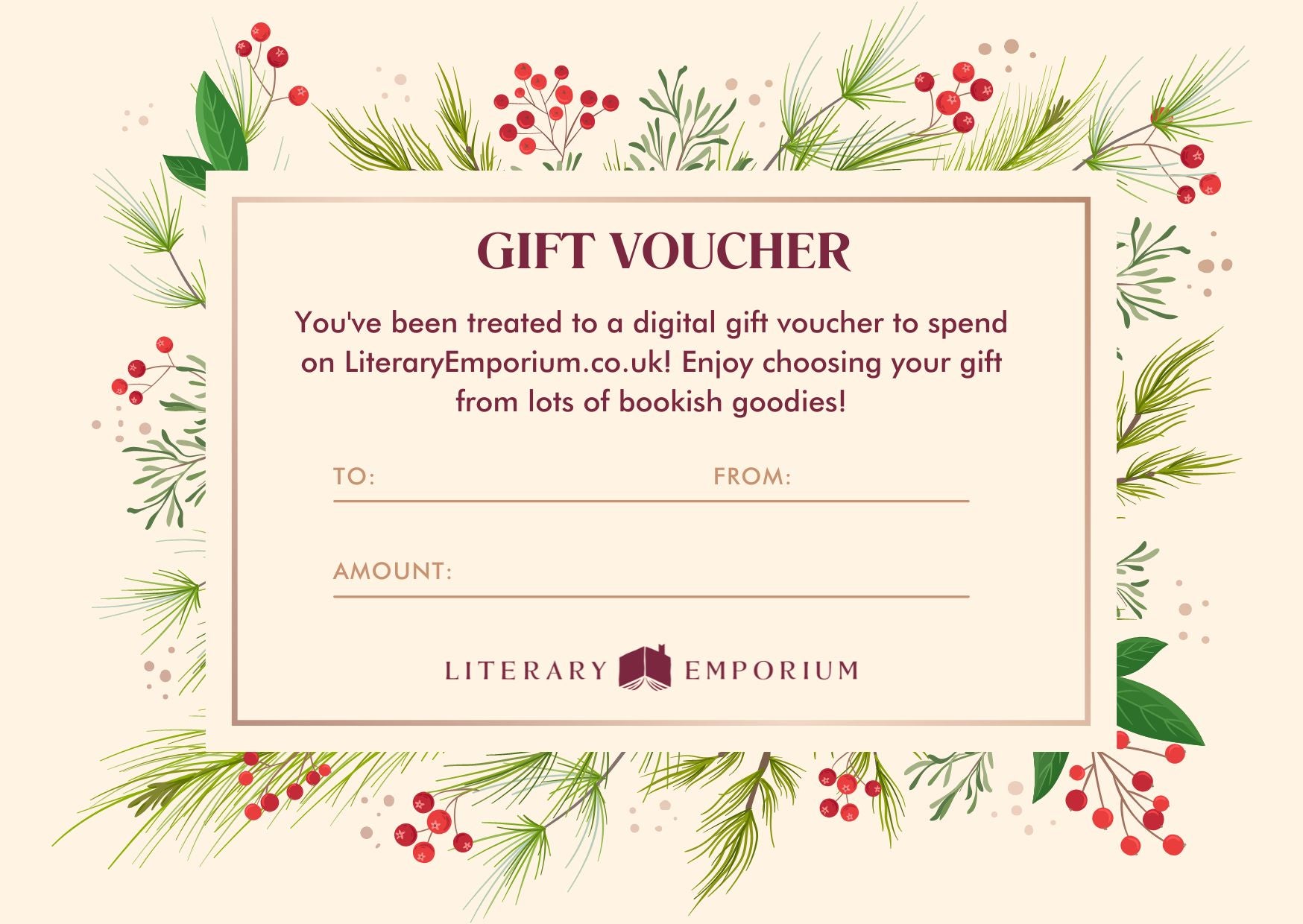 Gift Voucher - Literary Emporium 