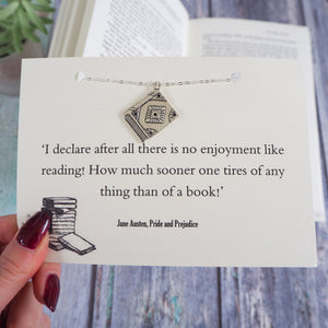 Pride And Prejudice Book Lover Necklace - Literary Emporium