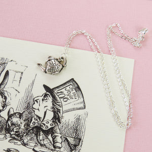 Alice In Wonderland Teapot Necklace - Literary Emporium 