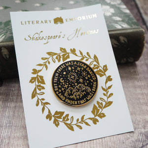 Beatrice Much Ado About Nothing Enamel Pin - Shakespeare's Heroines Collection