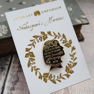 Cleopatra Enamel Pin - Shakespeare's Heroines Collection