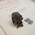 Cleopatra Enamel Pin - Shakespeare's Heroines Collection