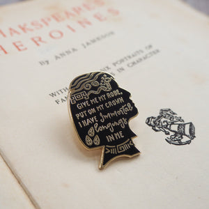 Cleopatra Enamel Pin - Shakespeare's Heroines Collection
