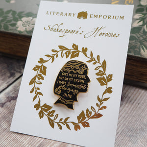Cleopatra Enamel Pin - Shakespeare's Heroines Collection