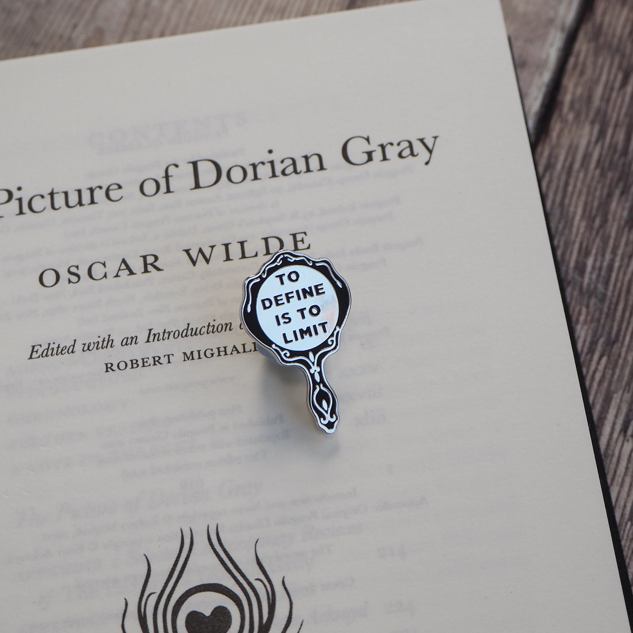 Dorian Gray Enamel Pin Badge
