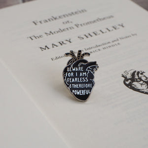 Frankenstein Anatomical Heart Enamel Pin 