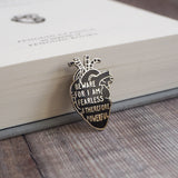 Frankenstein Anatomical Heart Enamel Pin 