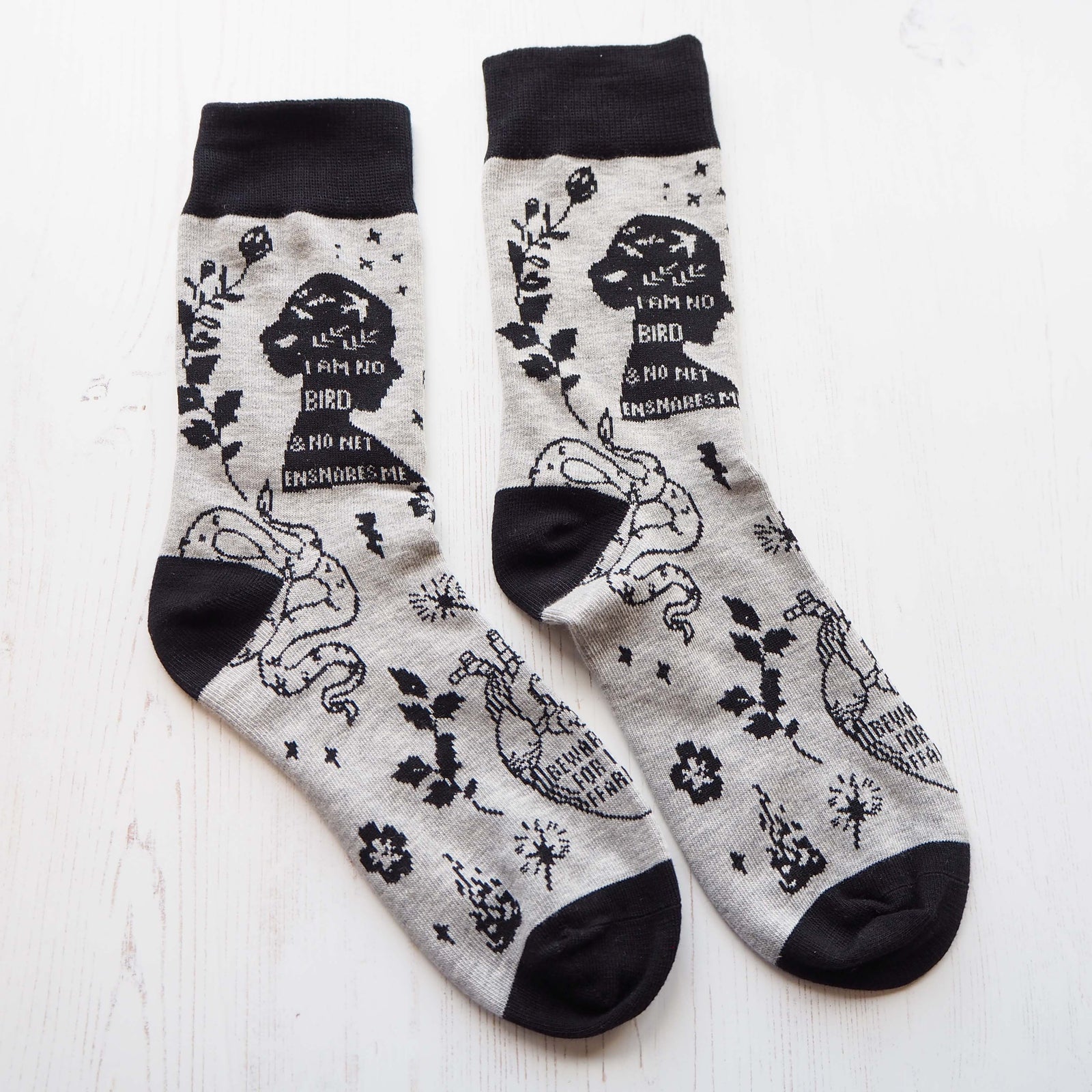 Gothic Literature Socks