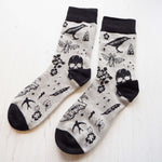 Gothic Literature Socks - Gift for Book Lovers