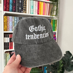 Gothic Tendencies Embroidered Hat - Vintage Black Cap