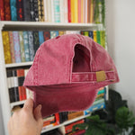 Hell Is Empty Shakespeare Embroidered Hat - Vintage Burgundy Cap
