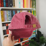 Hell Is Empty Shakespeare Embroidered Hat - Vintage Burgundy Cap