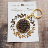 Hermia 'Little But Fierce' Keyring - Shakespeare's Heroines Collection
