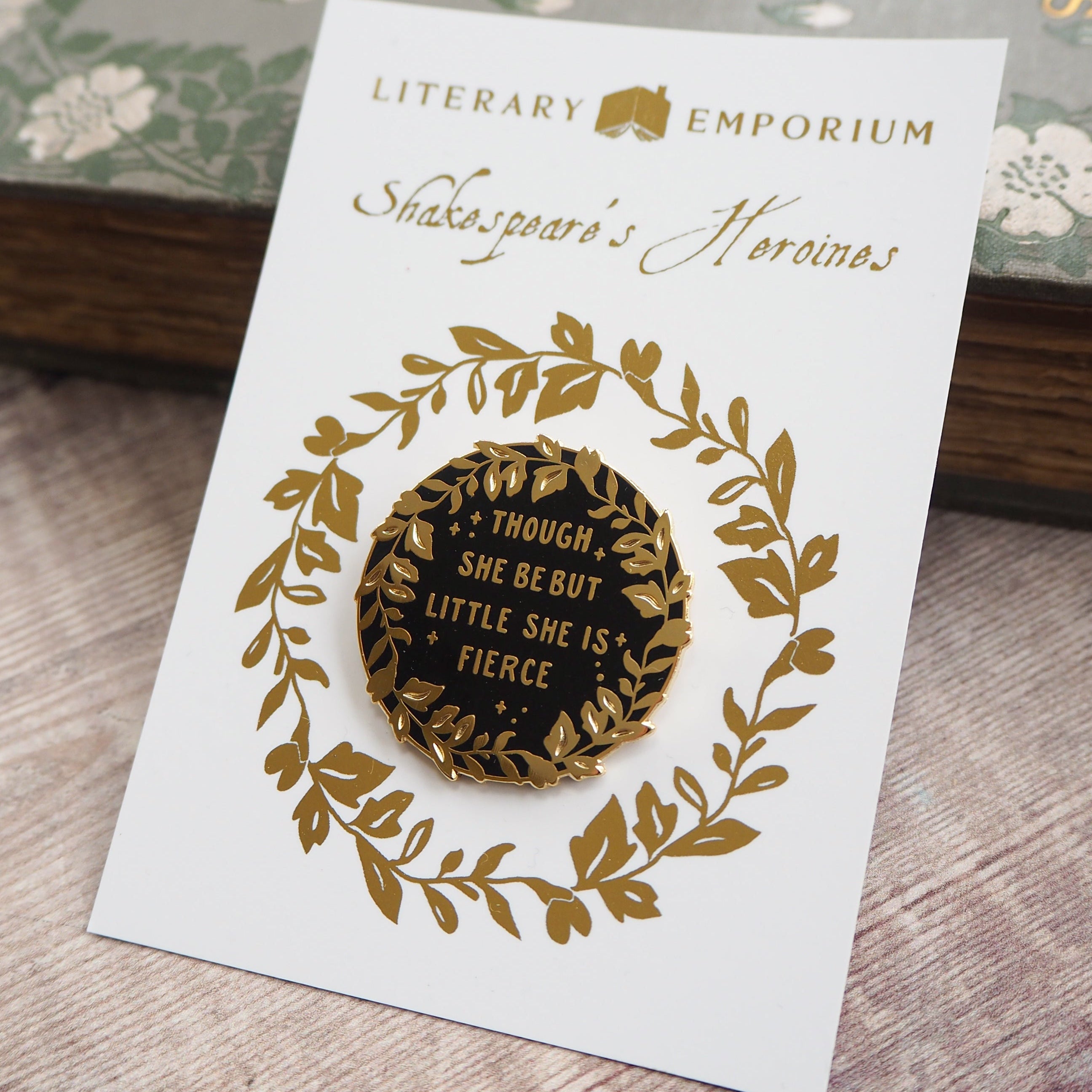 Hermia Enamel Pin Badge Shakespeare Heroines