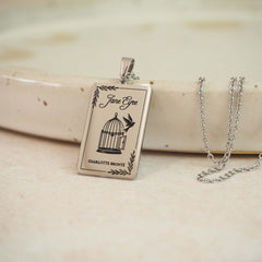 Jane Eyre Book Necklace - Jewellery inspired by literature