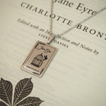 Jane Eyre Book Necklace 