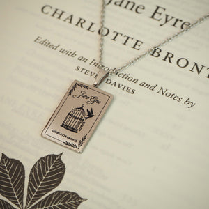 Jane Eyre Book Necklace 