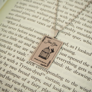 Jane Eyre Book Necklace