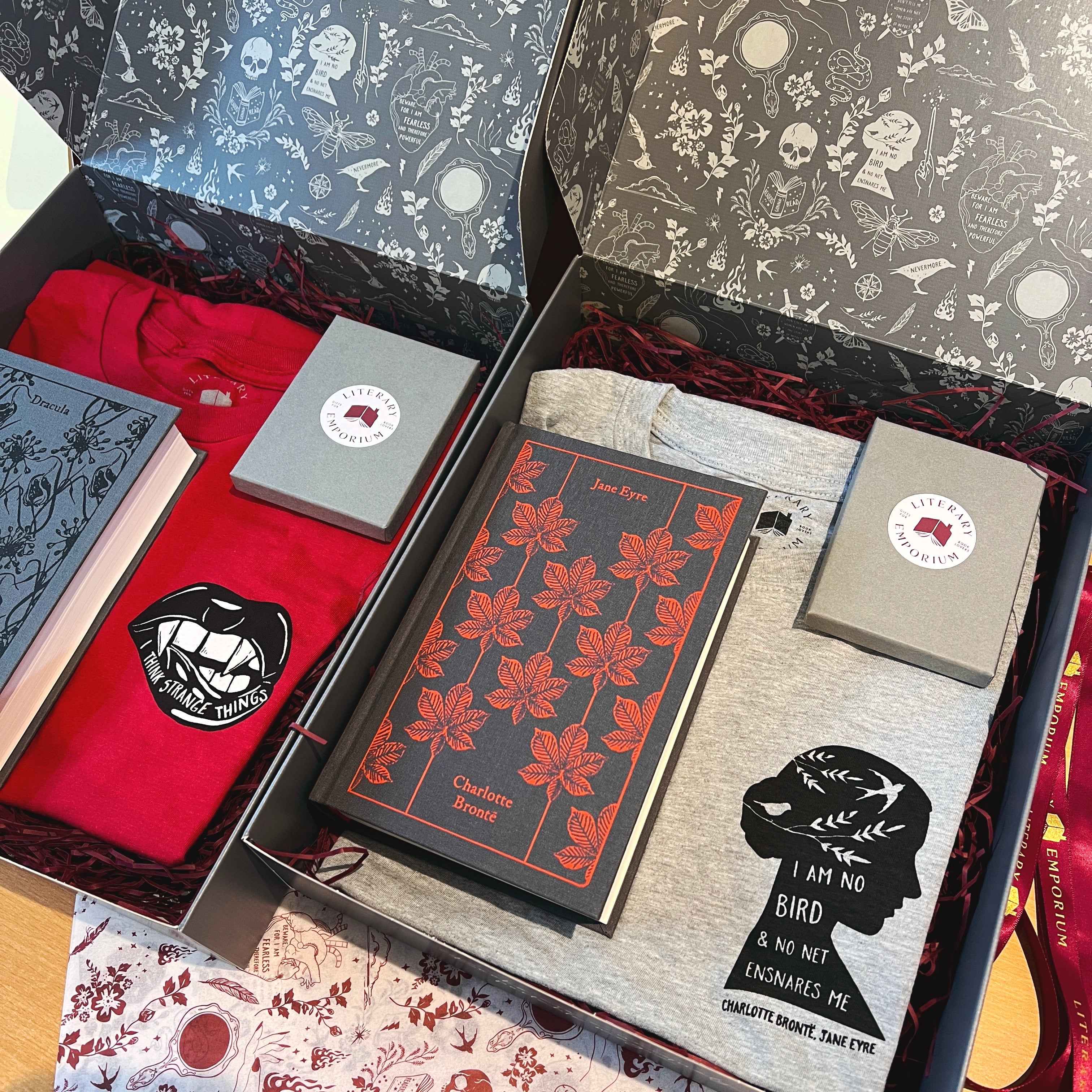 Book Gift Set - Literature Hamper Boxes for Book Lovers and Readers