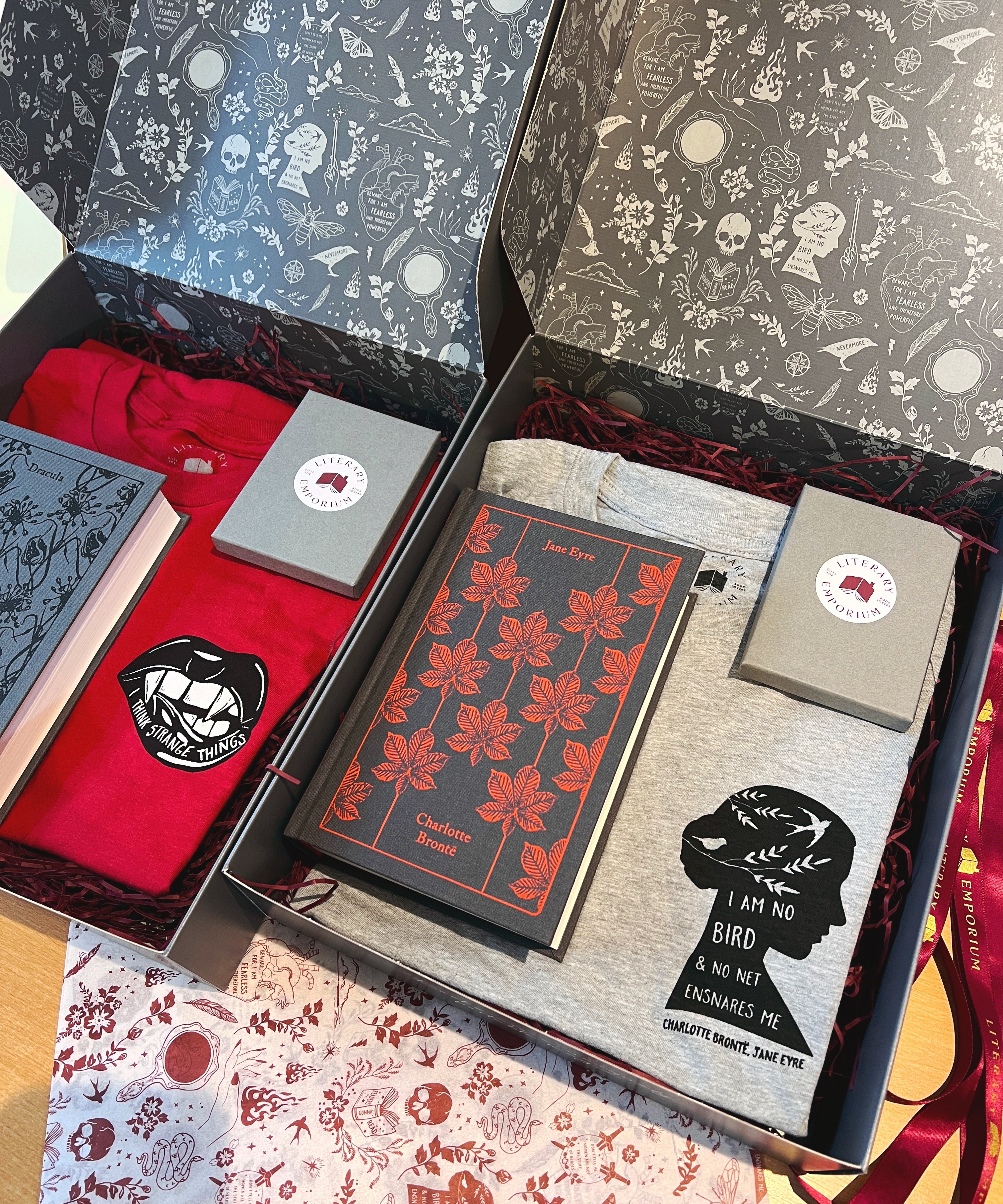 Book Gift Set - Literature Hamper Boxes for Book Lovers and Readers