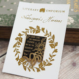 Lady Macbeth Enamel Pin - Shakespeare's Heroines Collection