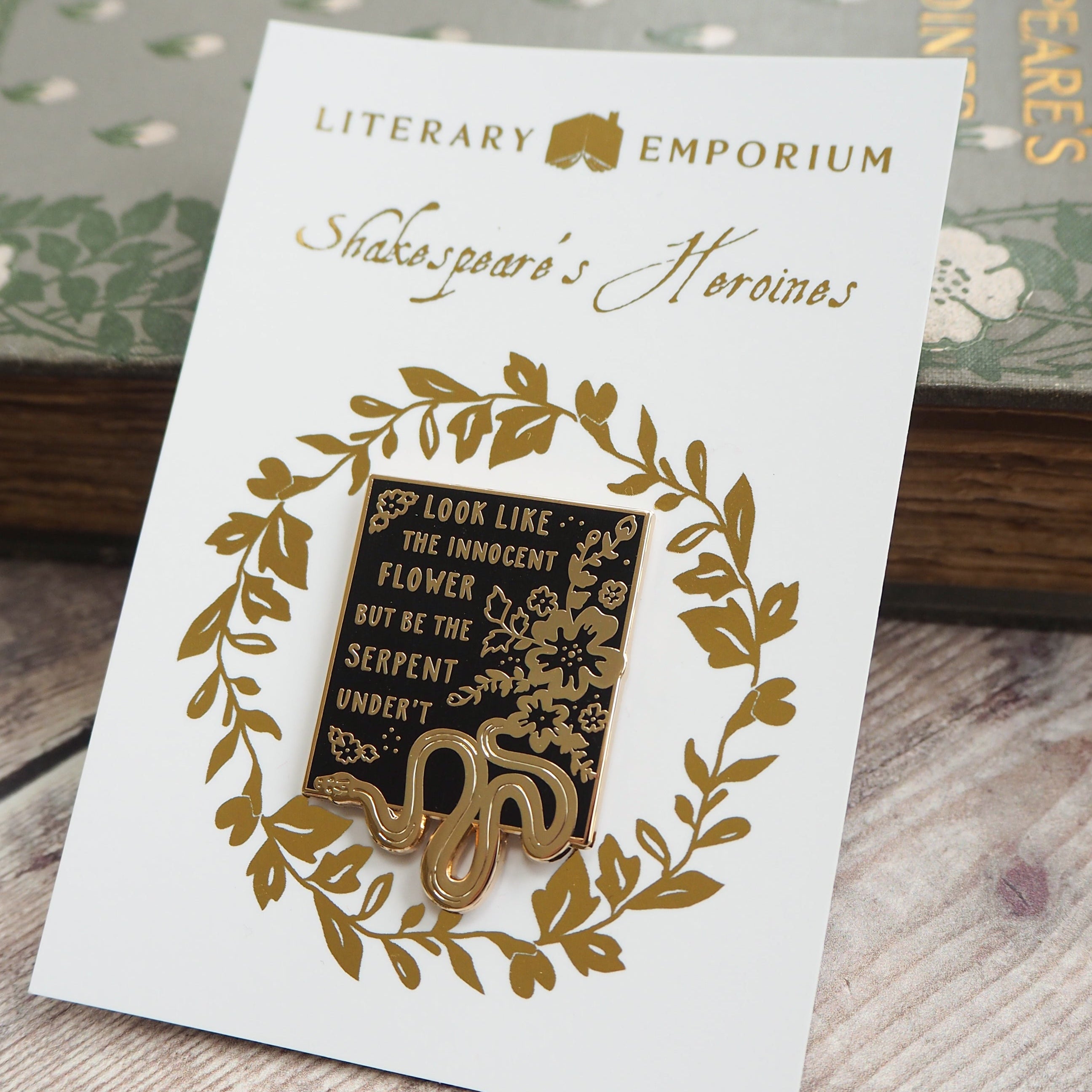 Lady Macbeth Enamel Pin - Shakespeare's Heroines Collection