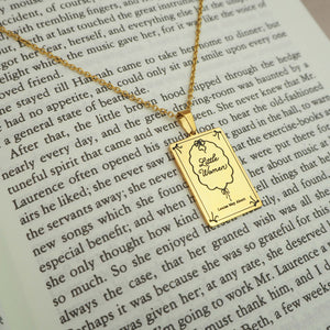 Little Women Book Necklace