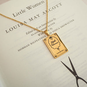Little Women Book Necklace