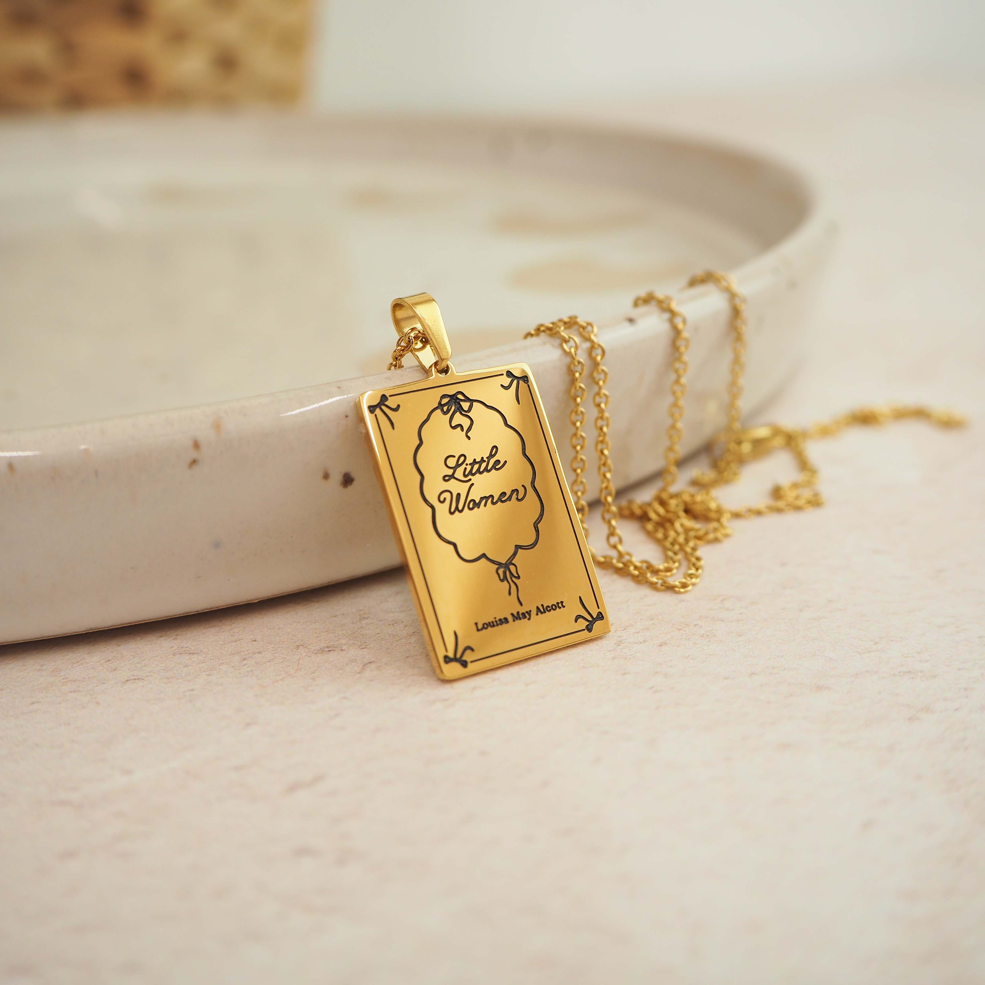 Little Women Book Necklace - Literature Gift for Book Lover