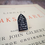 Macbeth ‘Stars, Hide Your Fires’ Enamel Pin - Shakespeare’s Tragedies Collection