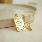 Pride and Prejudice Book Necklace - Literature Jewellery for Book Lovers