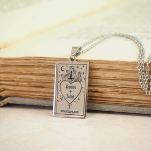 Shakespeare's Romeo and Juliet Book Necklace