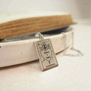 Shakespeare's Romeo and Juliet Book Necklace