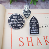 Shakespeare’s Tragedies Enamel Pin Set - Set of Three