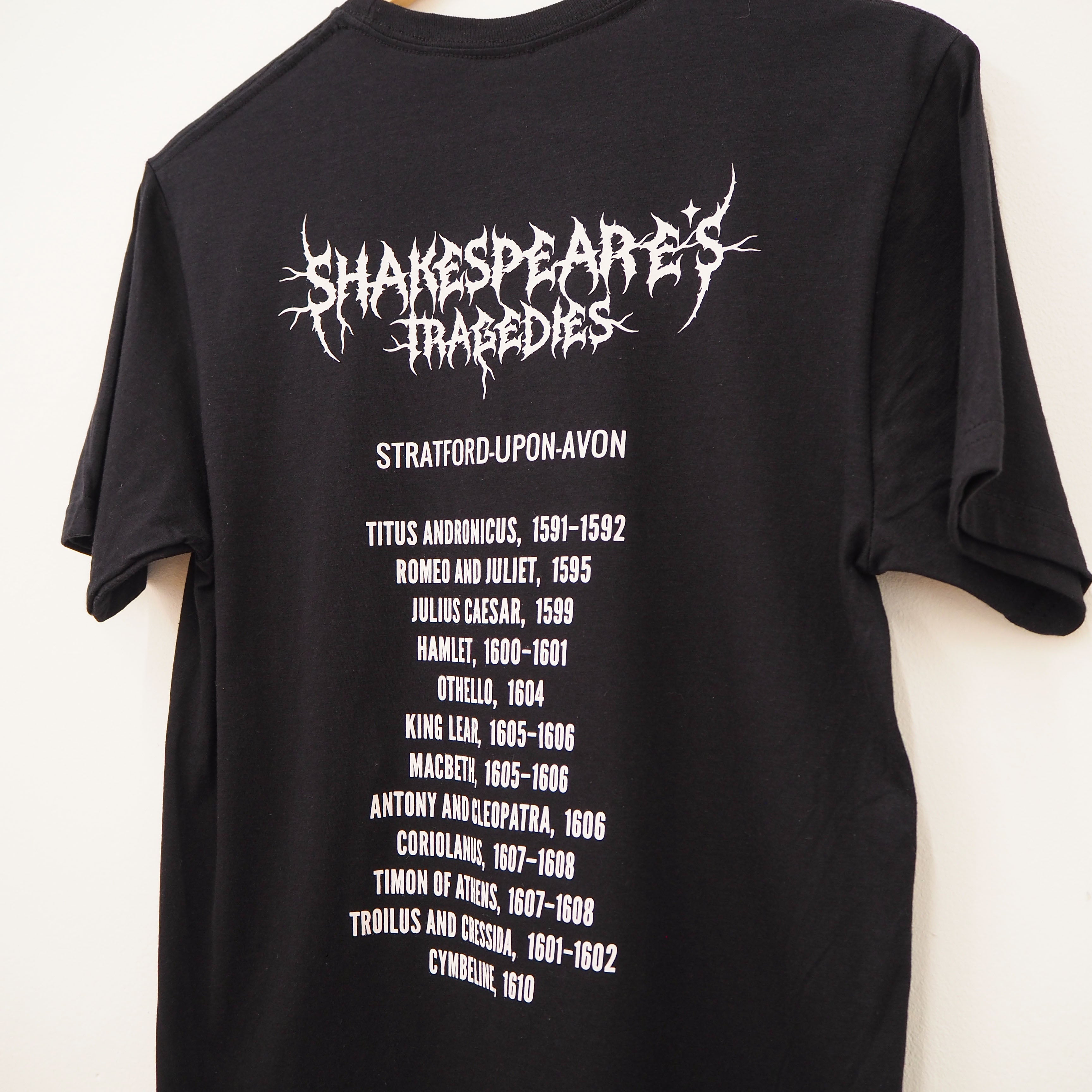 Shakespeare's Tragedies Metal Band T-shirt