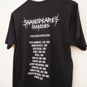 Shakespeare's Tragedies Metal Band T-shirt