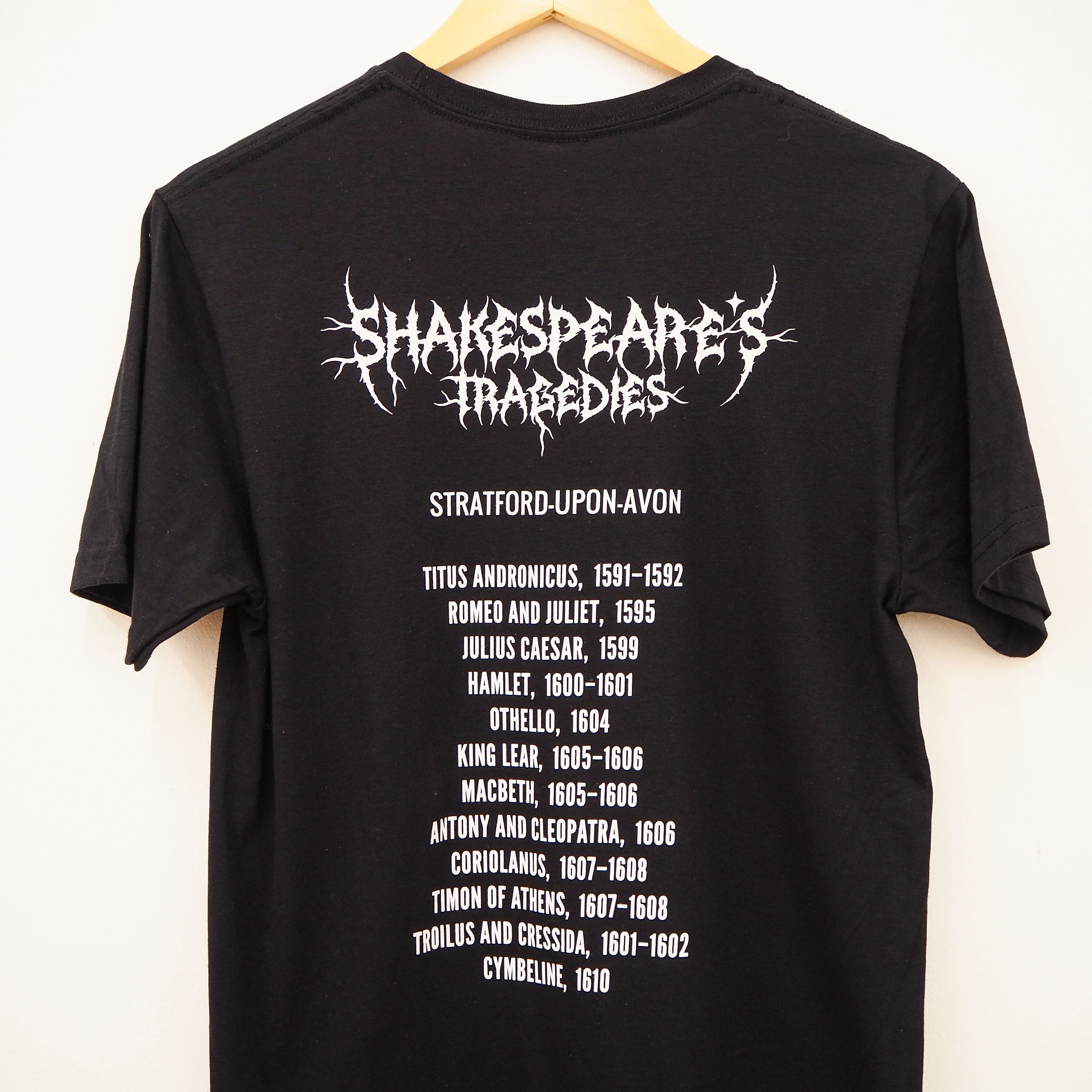 Shakespeare's Tragedies Metal Band T-shirt