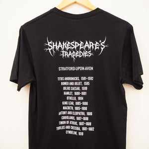 Shakespeare's Tragedies Metal Band T-shirt