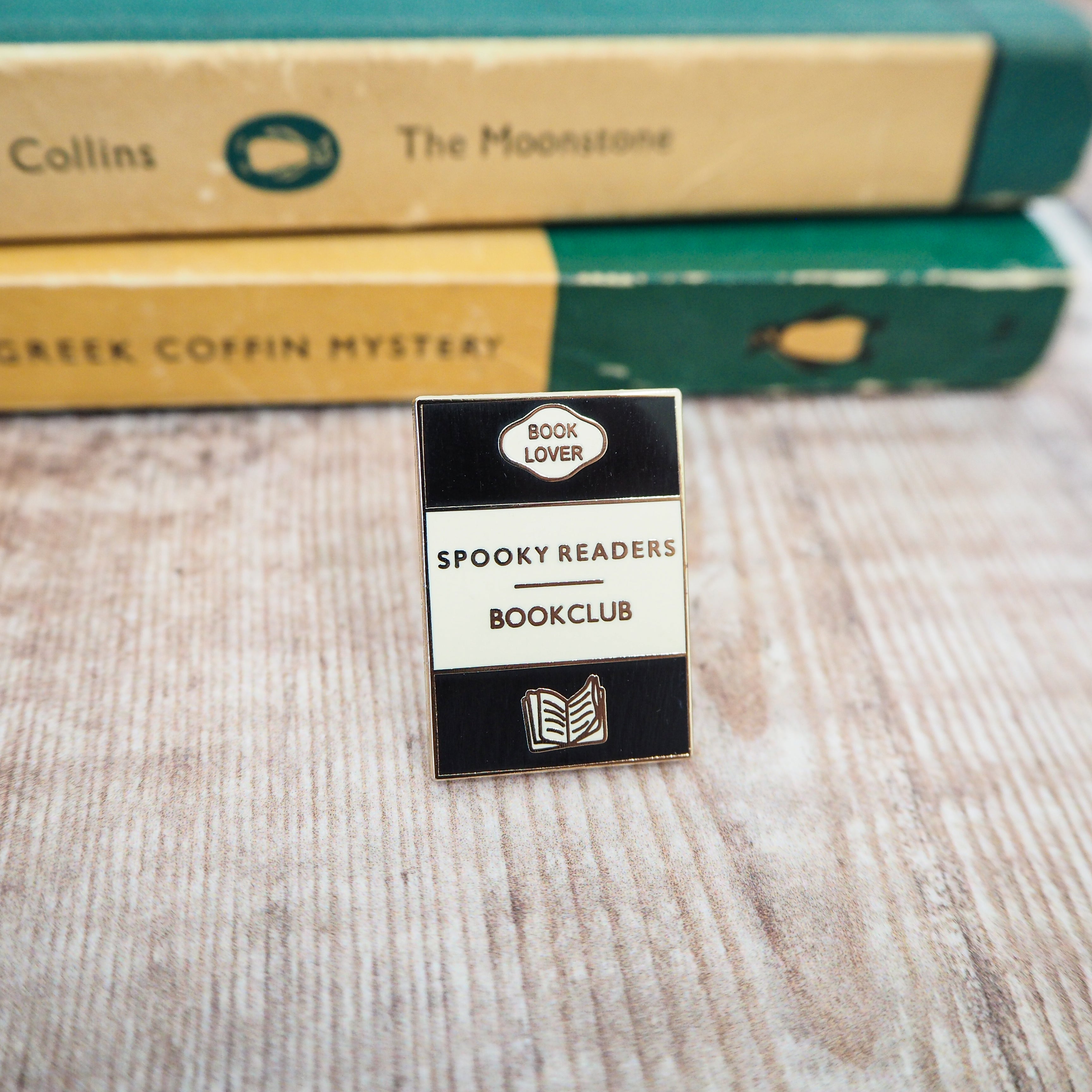 'Spooky Readers Bookclub' Enamel Pin