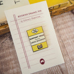 'Support Your Local Bookshop' Enamel Pin