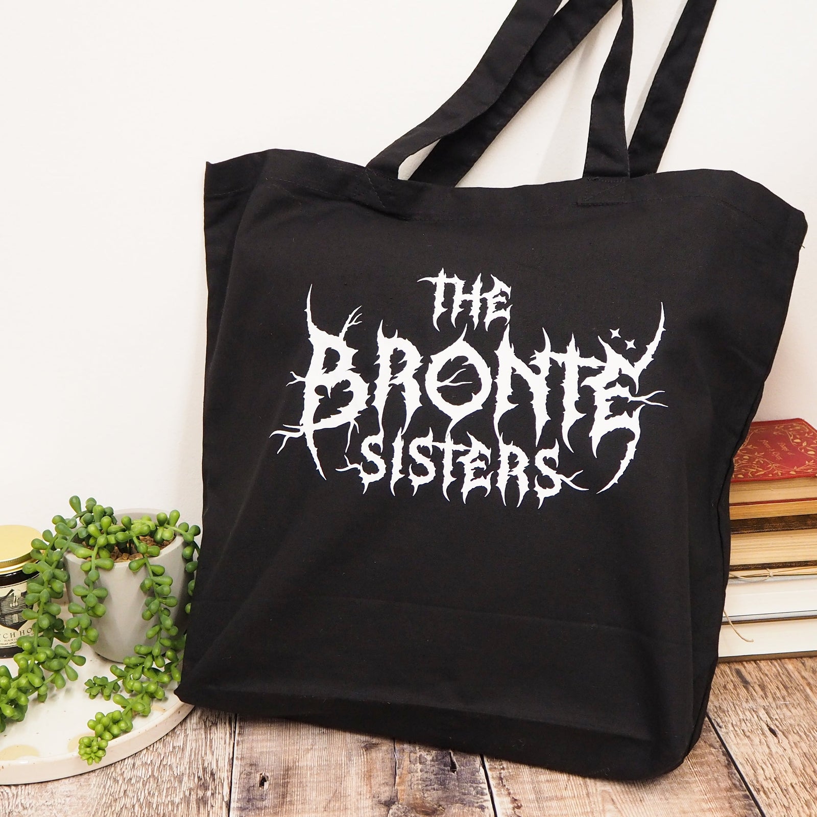 The Brontë Sisters Metal Band Tote Bag